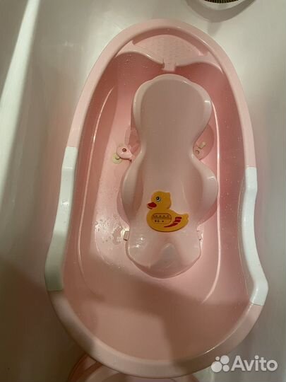 Ванночка для купания с горкой