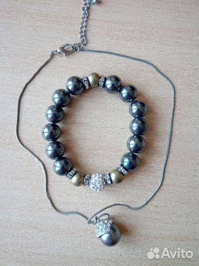 Кулон с браслетом