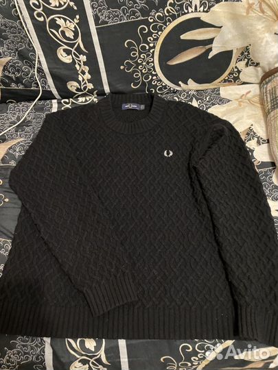 Fred perry свитер вязанный