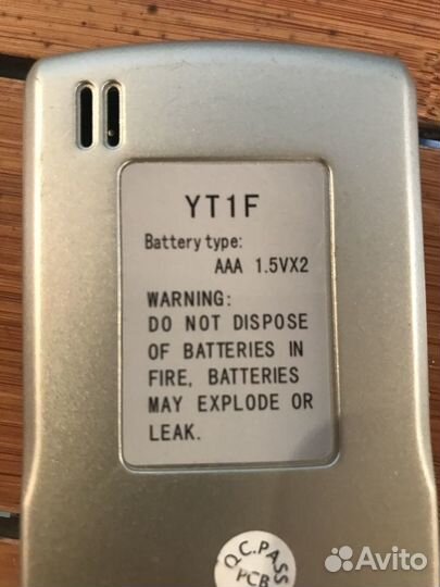 Пульт от кондиционера electrolux YT1F