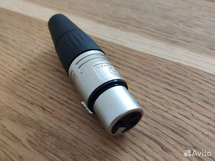 Разъемы XLR male female (пара) 2 штуки