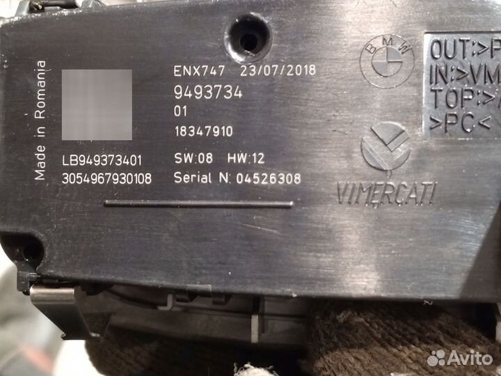 Переключатель света фар на бмв 5 G30/31 2019r