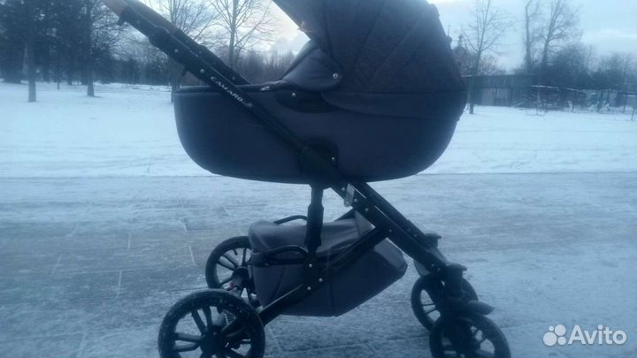Коляска 2 в 1 из экокожи Alis Camaro