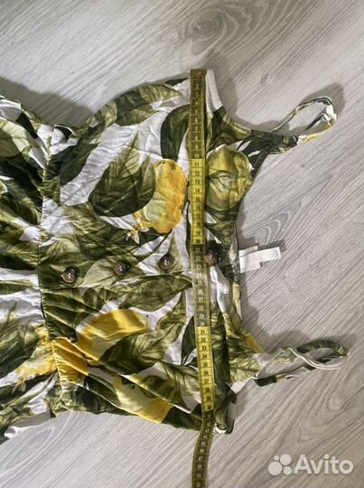 Ромпер комбинезон с лимонным принтом 42/44 H&M