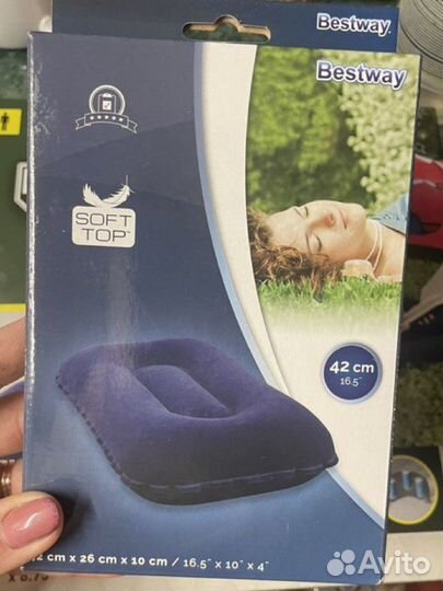 Надувной матрас и подушка