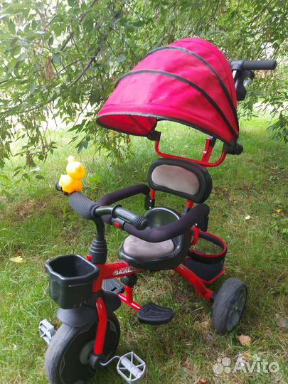 Детский трехколесный велосипед с тентом Kreiss