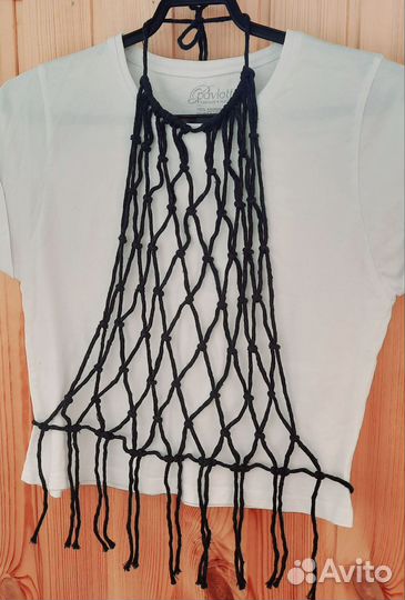 Топ сетка макраме