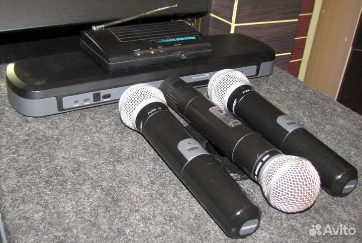 Микрофоны Shure SM58 PG58 GLX 3шт Вокал Радио Проф