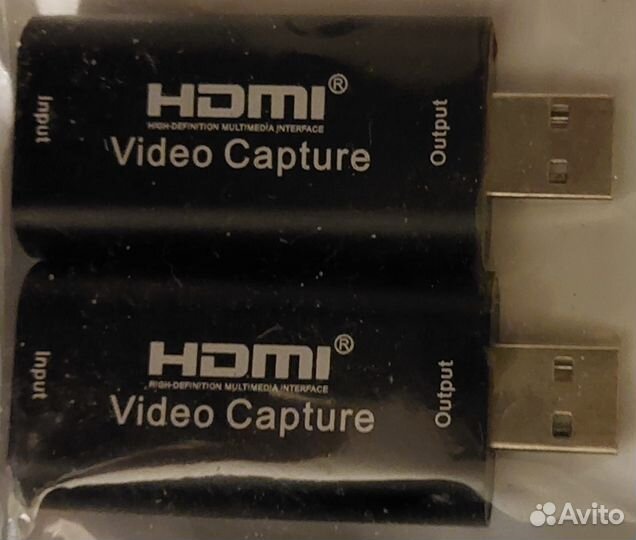 2 карты видеозахвата (USB в hdmi)