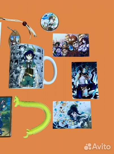 Подарочный бокс Genshin Impact Геншин Импакт аниме