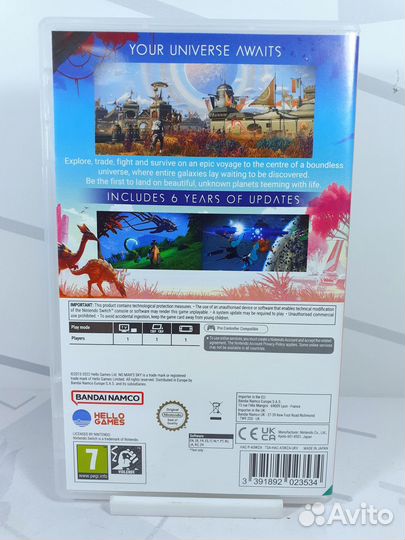 Игра для Switch No Mans Sky б/у