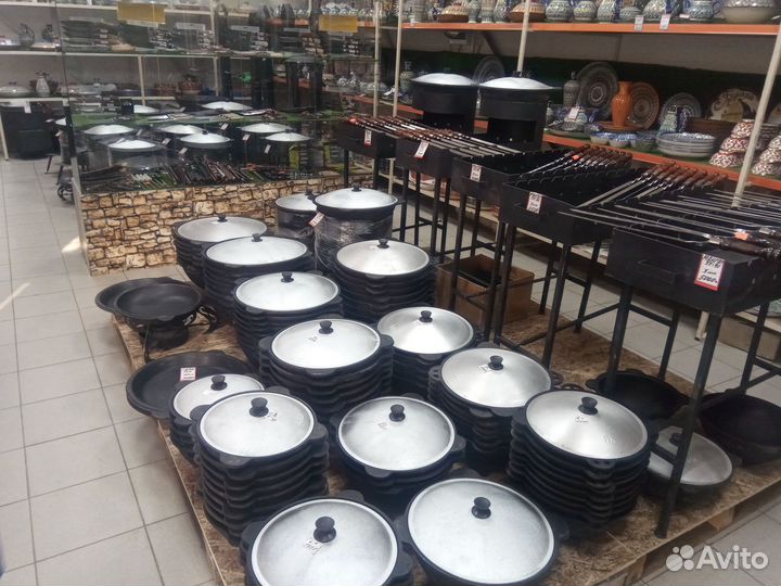 Чугунный казан 12 литров