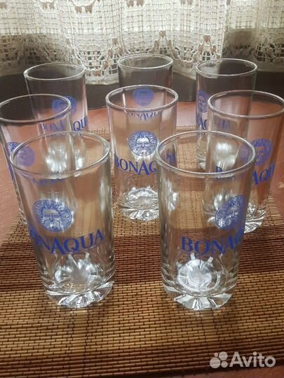 Стаканы bonaqua и Кофейные Пары