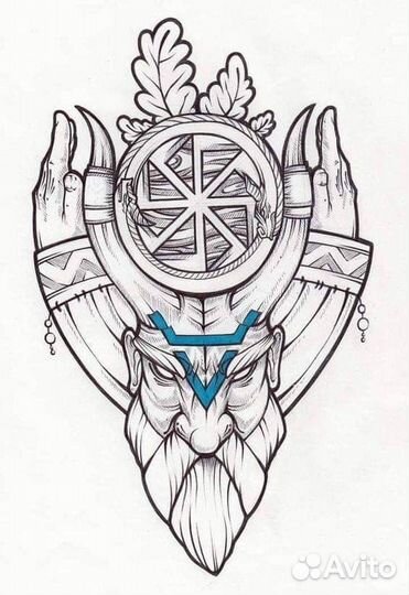 Модель на тату