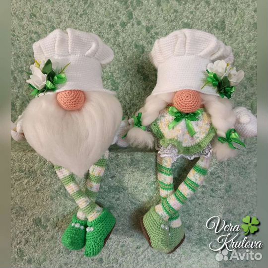 Вязаные гномы. Кукла Бонни. Подарок. Игрушка