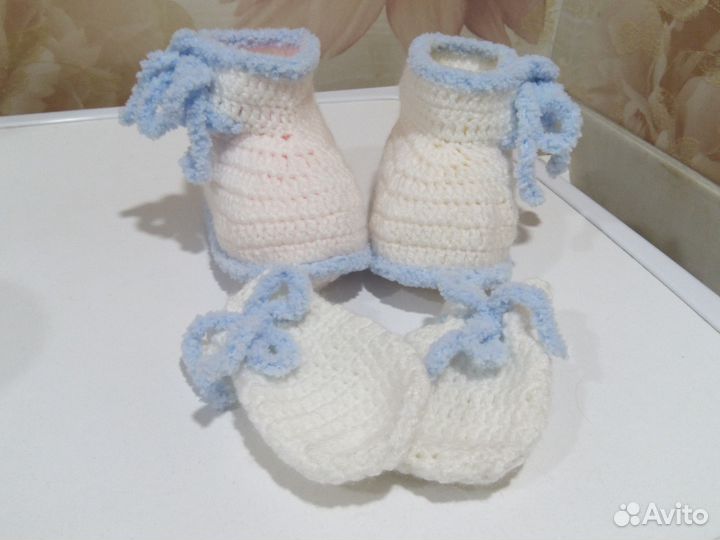 Пинетки и царапки для малышей