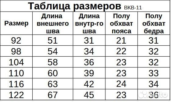 Брюки для мальчика 92-122