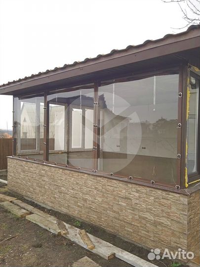 Мягкие окна на беседку пвх