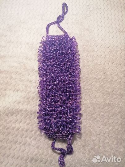 Мочалка для тела из полипропиленовых нитей