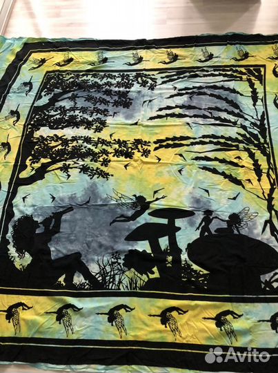 Покрывало на диван/кровать/стену этническое