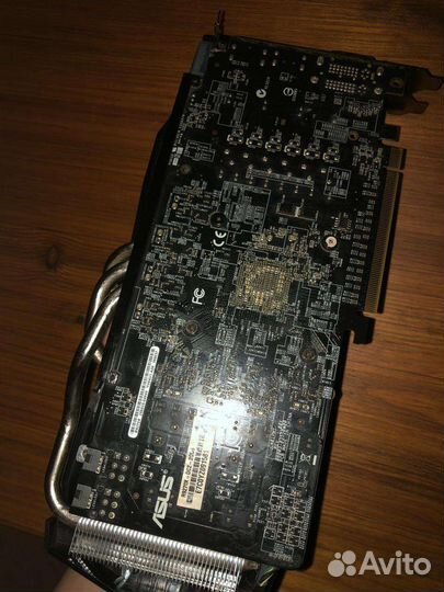 Видеокарта R9 270x 2gb на запчасти