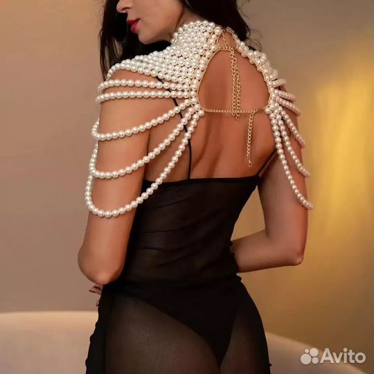 Колье бусы ожерелье