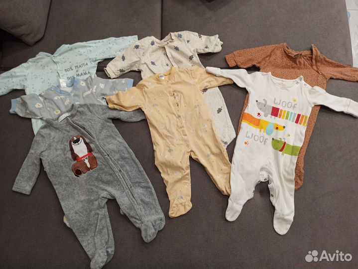 Вещи пакетом на мальчика 68р