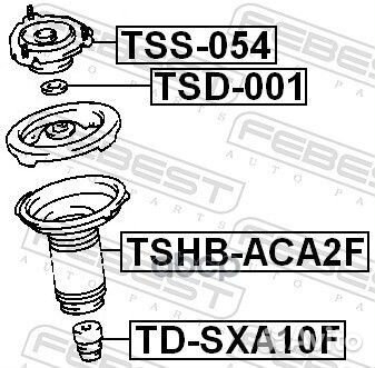 Опора переднего амортизатора toyota RAV4 SXA1 1