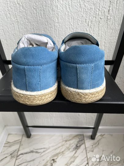 Замшевые мужские эспадрильи Calvin Klein размер 45