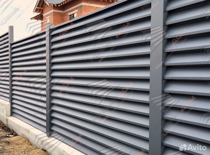 Забор жалюзи