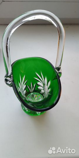 Конфетница винтаж Bohemia