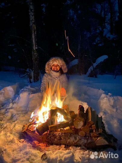Пикник у маяка на Онего на воздушной подушке