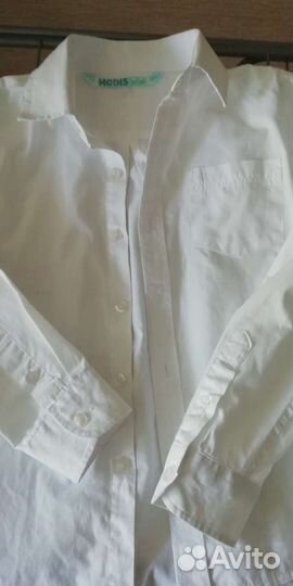 За 2 Рубашки белая для мальчика