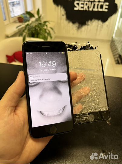 Замена стекла телефона iPhone samsung honor realme