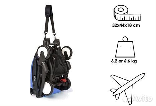 Каляскк yoya, прогуломная, в самолет