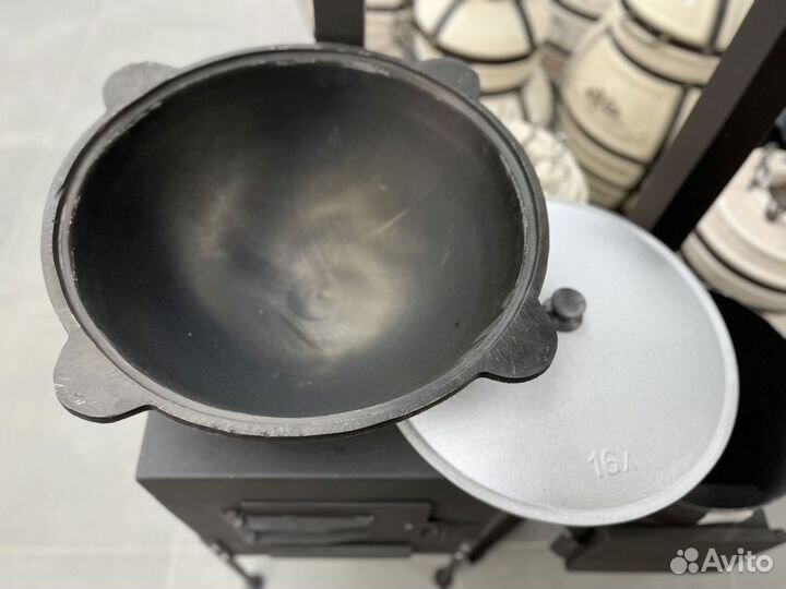 Казан чугунный 16 литров
