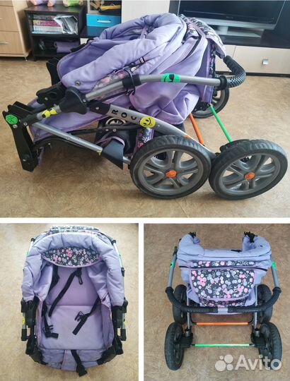 Коляска трансформер 3 в 1