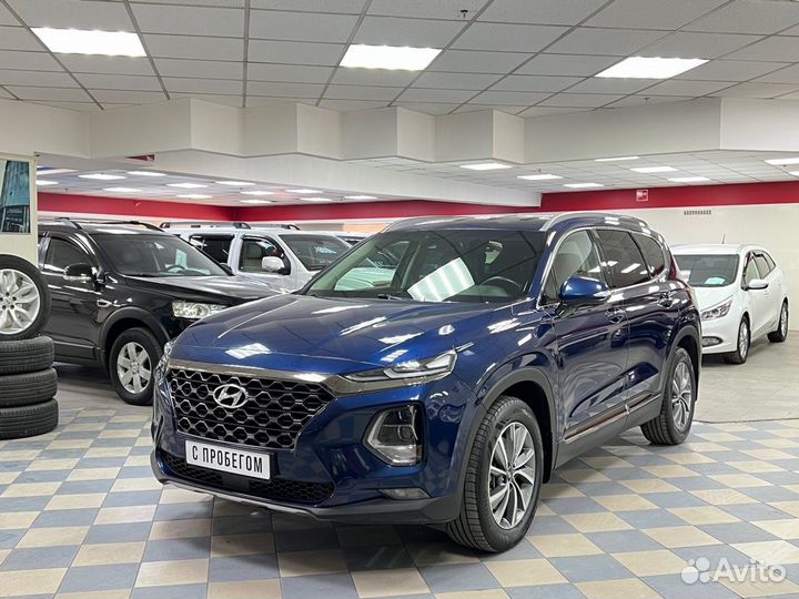 Hyundai Santa Fe 2.2 AT, 2019, 49 400 км