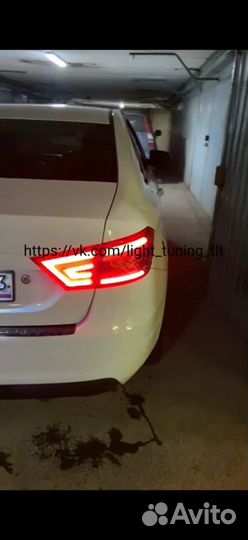 Led задние фонари Веста