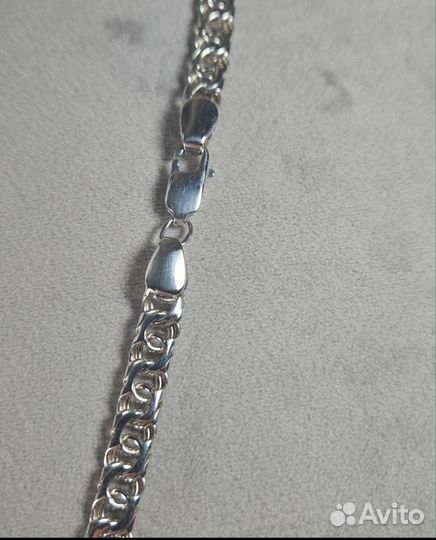 Серебряная цепь Арабский Бисмарк 925/51,19/65