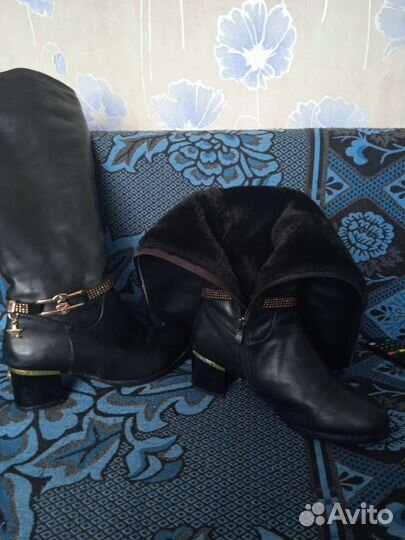 Зимние женские сапоги 38