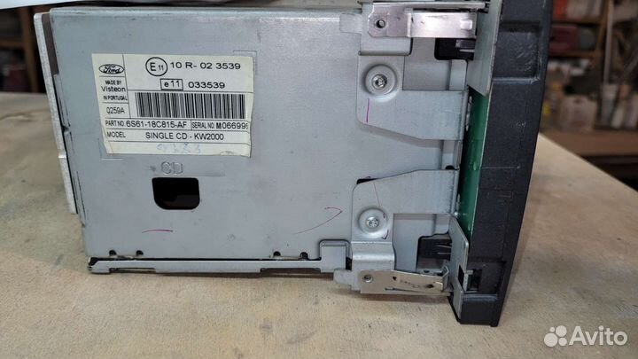 Автомагнитола Ford 6000 2din +блютуз