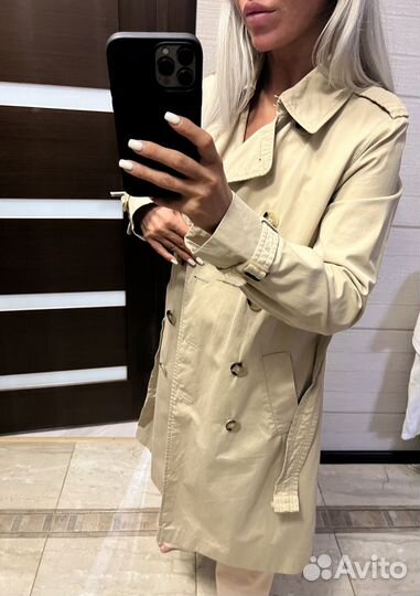 Плащ тренч massimo dutti