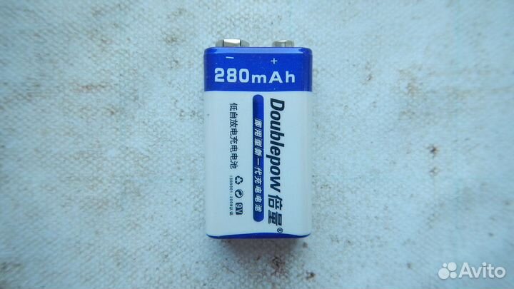 Аккумулятор батарейки Ni-Mh Крона 9,6в