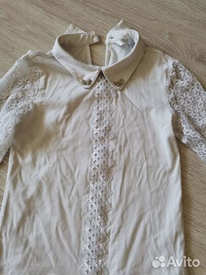 Блузка школьная 128