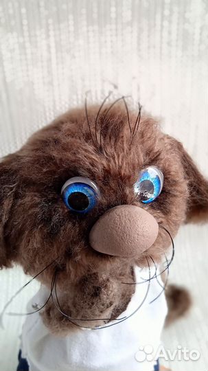 Милый котик. Игрушка ручной работы
