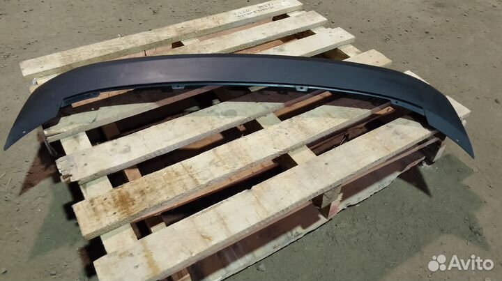 Накладка переднего бампера Нижняя губа Skoda rapid