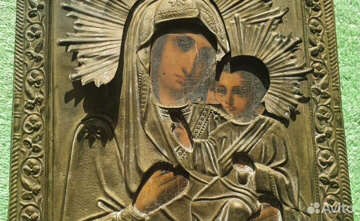 Икона иверская Пресвятой Богородицы, 19 век, Росси