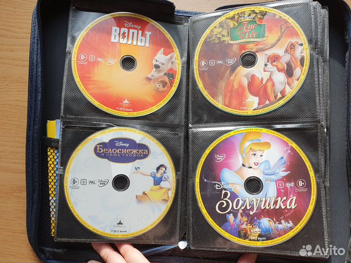 DVD мультфильмы Disney (38 дисков)