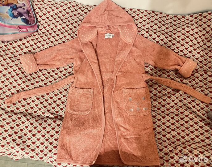 Халат махровый для девочки 110-116